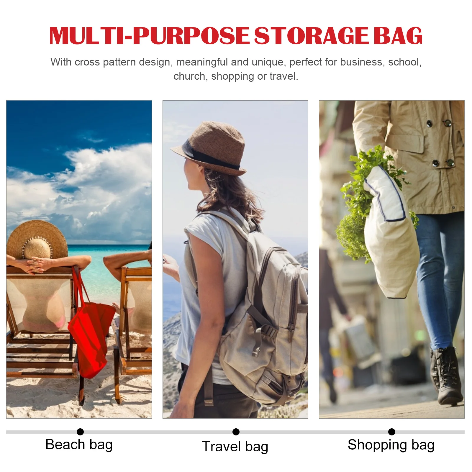 

High Capacity Bible Storage Bag Shopping Tote Bags Study Organizer Felt Carrying