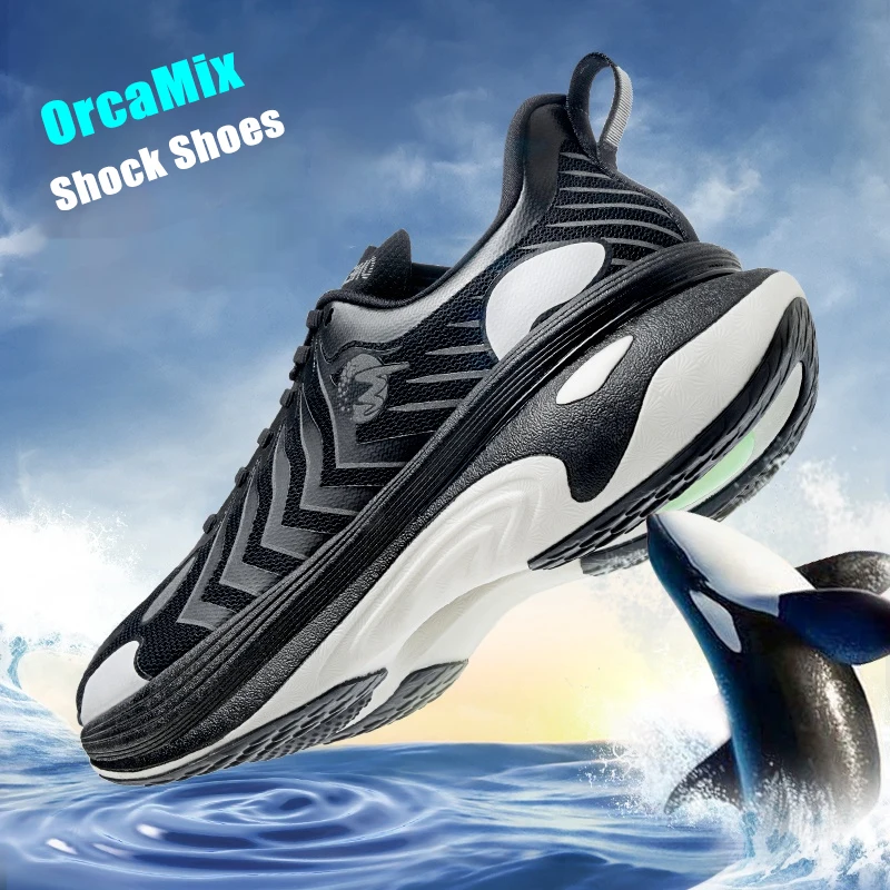 

ONEMIX Orca Man Cushioning Running Shoes Training Outdoor Athletic Sport Shoes Non-slip Wear-resistant Winter Men Sneakers