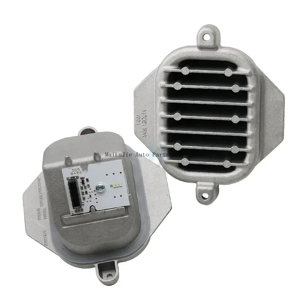 ใช้ได้กับไฟเดย์ไลท์ ไฟหน้า โมดูลควบคุม LED ของรถยนต์ออดี้ Q3 ปี 2016-2018 พร้อมไฟวงแหวน OEM 8U0941475B 8U0941476B