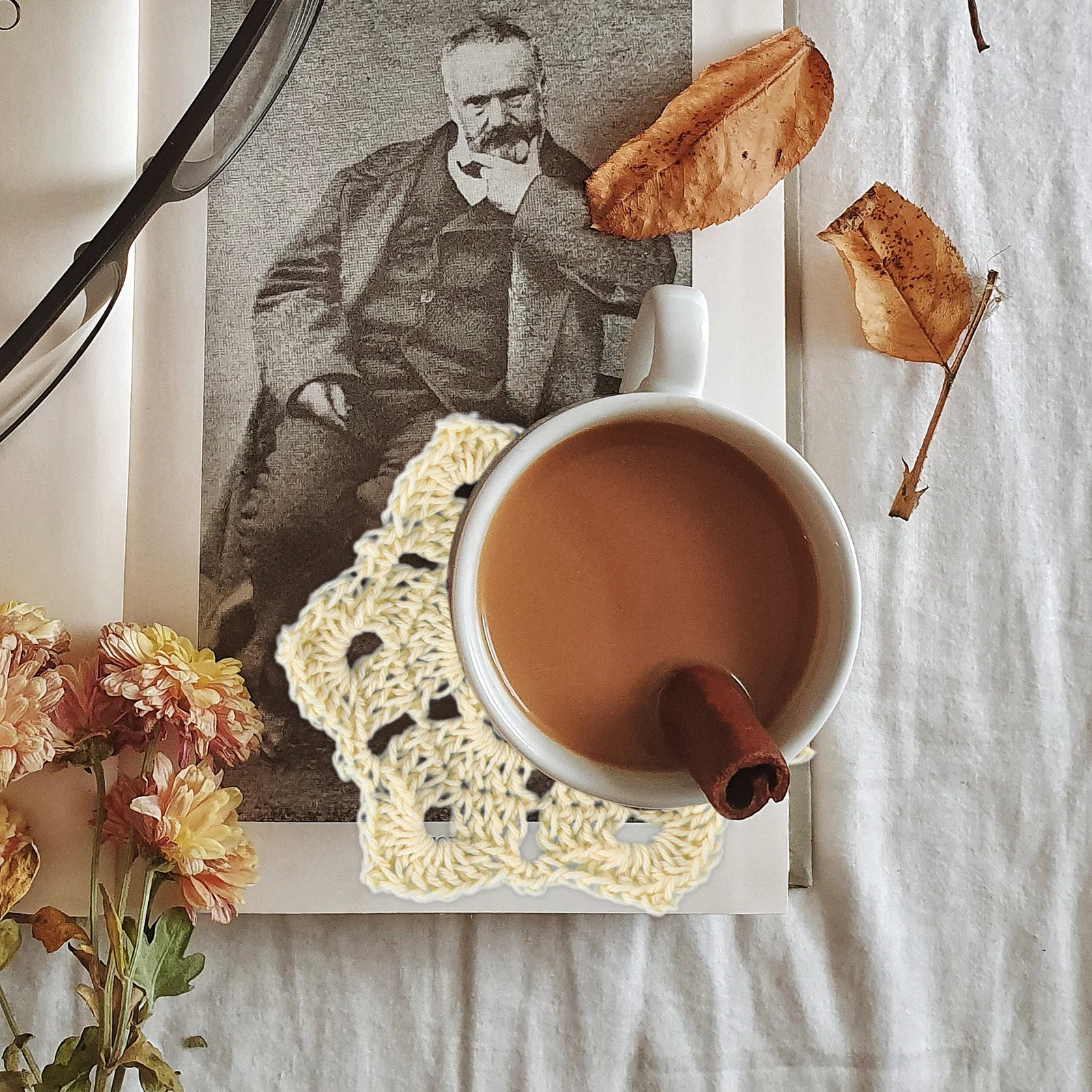 

24Pcs Handmade Crochet Cotton Lace Flowers Appliques Coasters Cup Mats DIY Craft Embellishments Sewing Decoration