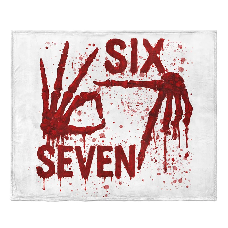 

Gaslight Gatekeep Girlboss Spooky Halloween 67 Skeleton 67 Hand Throw Blanket for Women Men Girls Boys Kids Pets Couch Sofa Bed