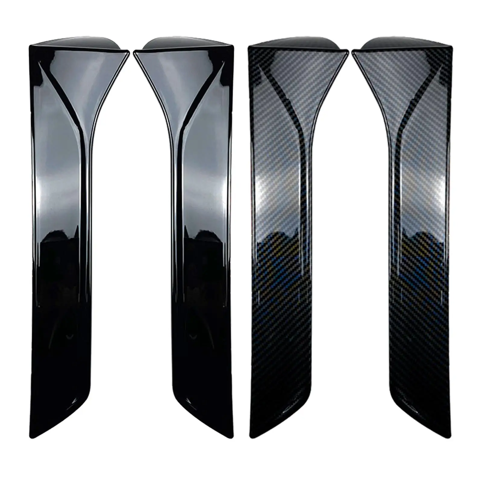 2 Pieces Car Window Side Spoiler, Auto Exterior Decor Tail Flap Vertical