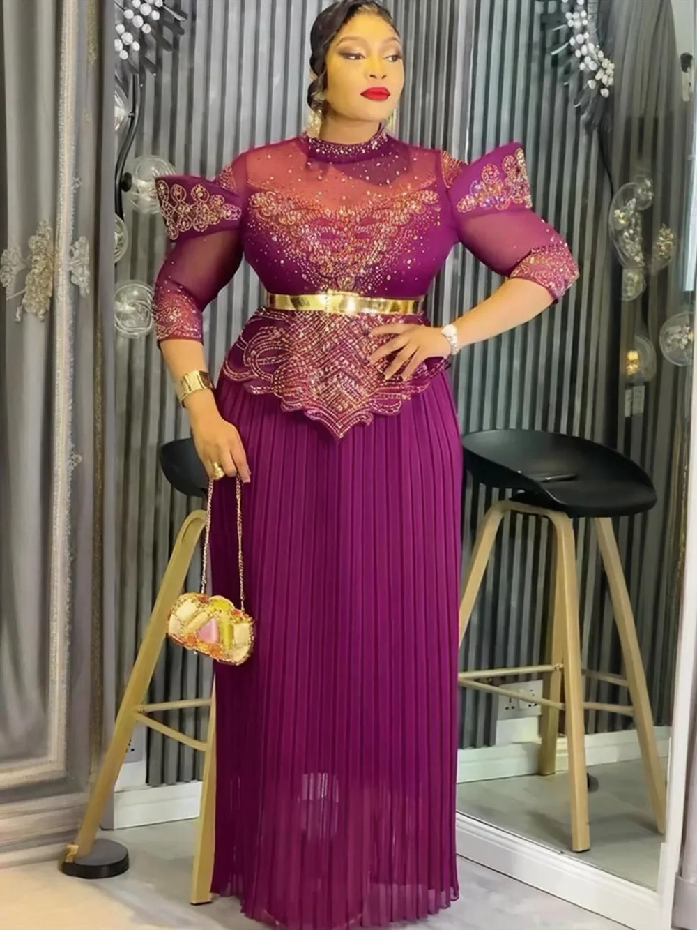 

Plus Size African Party Dresses for Women 2026 New Fashion Dashiki Ankara Wedding Evening Gown Elegant Outfits Muslim Maxi Dress