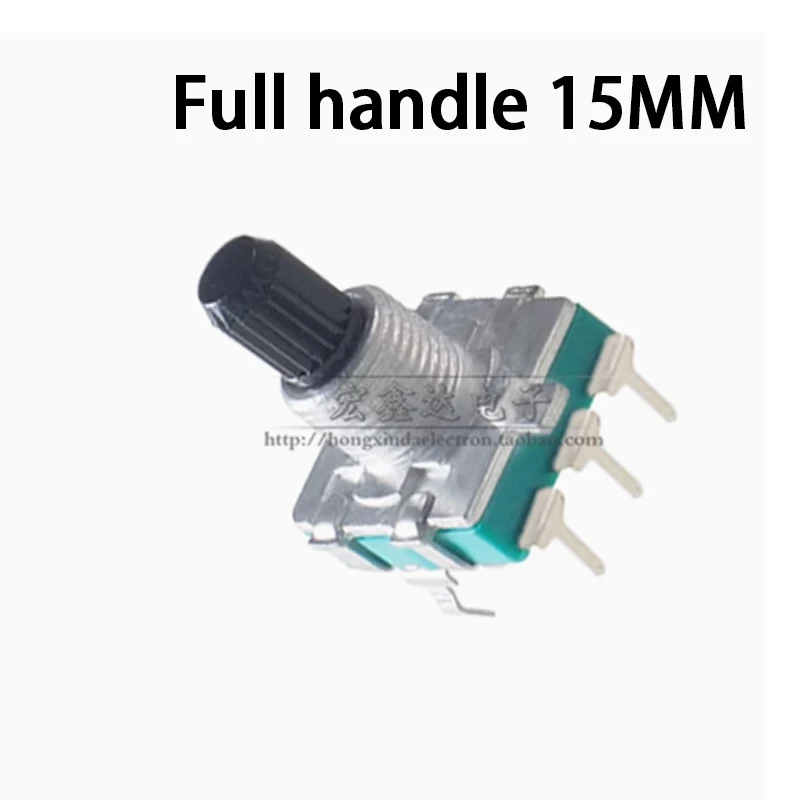 2PCS EC16 Rotary Encoder 24 Positioning 24 Pulse Digital Without Switch Can Rotate 360 Degrees Plum Blossom/half Axis/full Axis