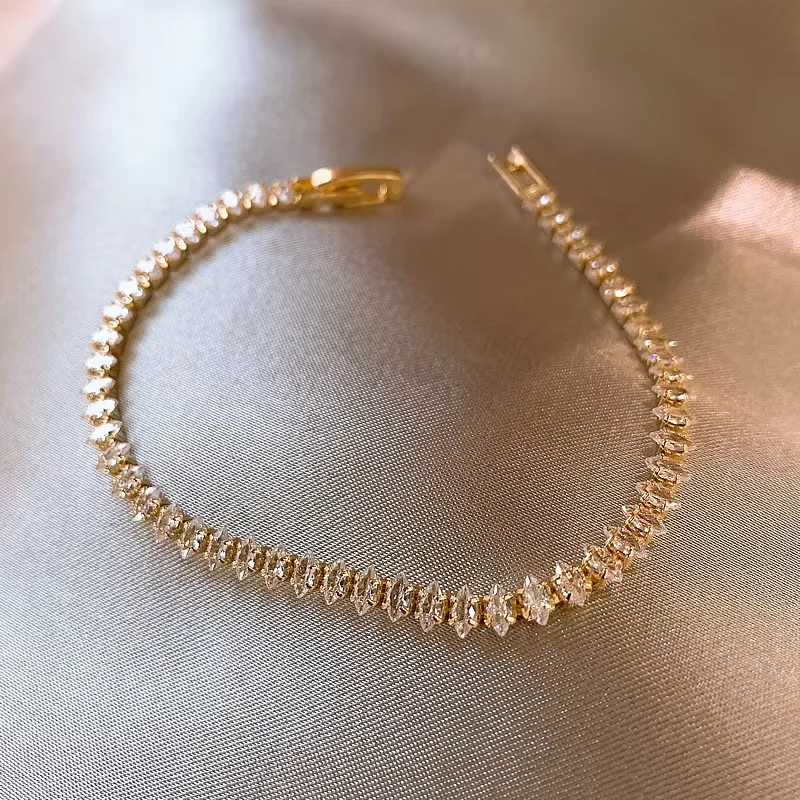 Sierlijke gouden CZ-armband – - Formal Wear Jewelry For Women recensie en prijs