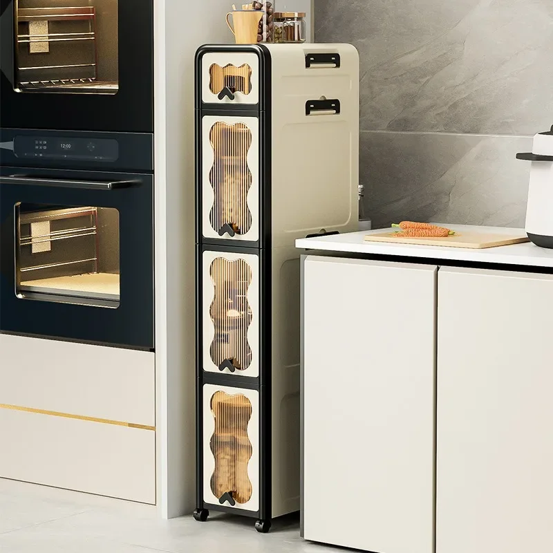 

Ультраузкий шкаф-пенал для хранения в кухонной или ванной комнате, для установки в нишах и у изголовья кровати