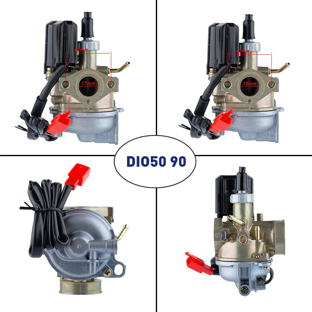 17mm 19mm Motorcycle Carburetor For Honda DIO50 DIO90 TACT 50 2Stroke Carb SA50 SK50 DIO 50 DIO 90 AF18 Dirt Pit Bike ATV Enduro