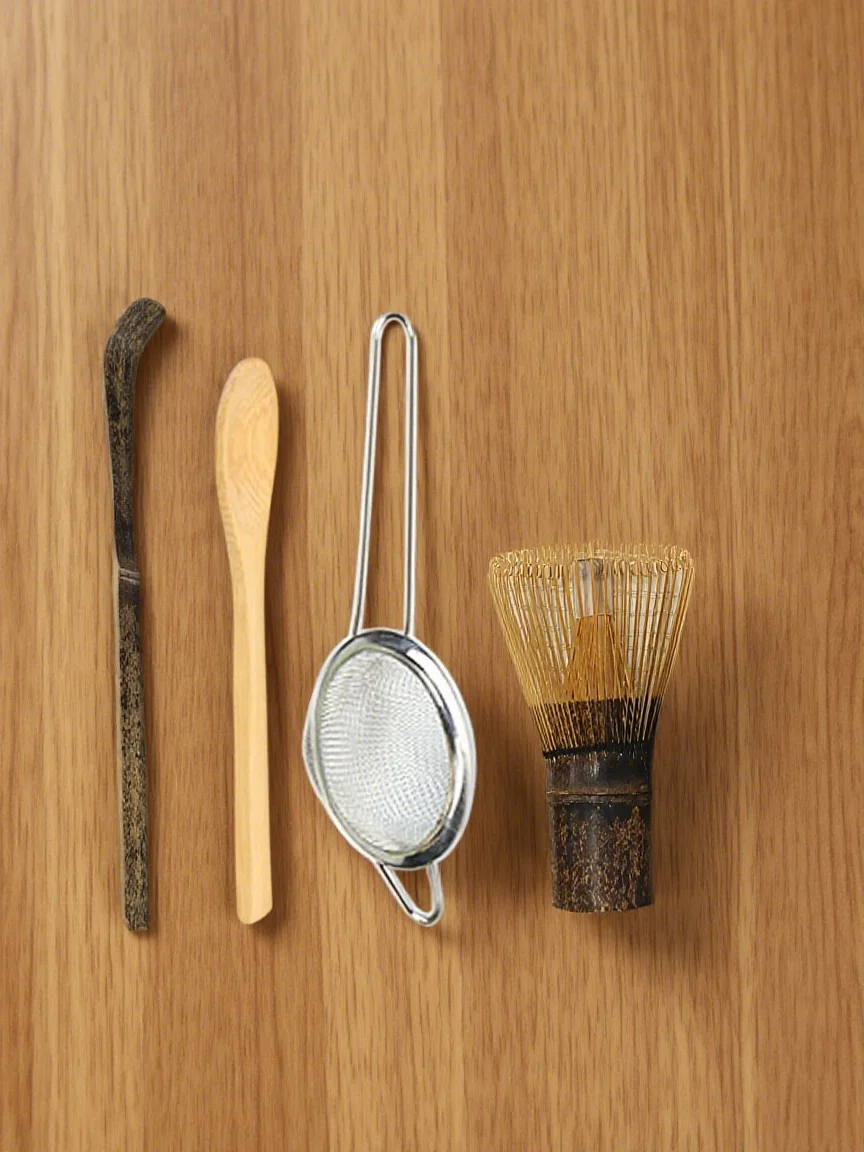 

2/4 шт. фиолетовый бамбуковый венчик, чайная ложка, венчик матча, чайная ложка и совок, ситечки для чая, инструменты для приготовления чая, идеальный стартовый набор для матча