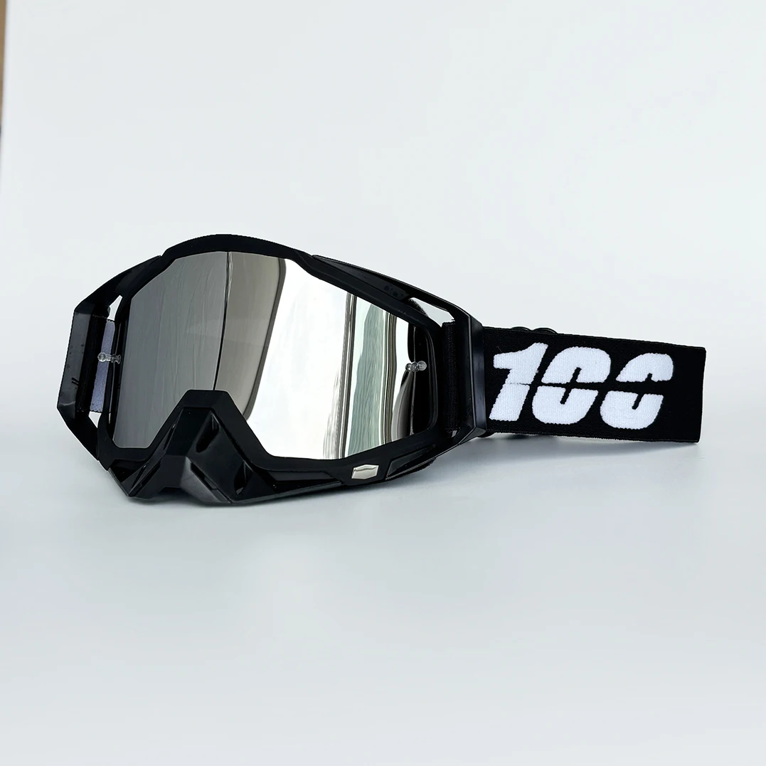 100 Motorcycle Goggles Cycling Glasses Outdoor Off-Road Ski Sport MX ATV Dirt Bike Racing Glasses Motocross Goggles Bike Google