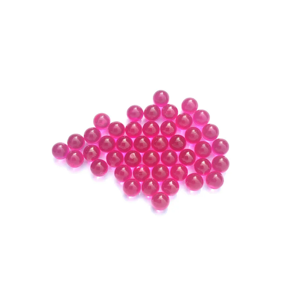 

100Pcs/Pack OD 4mm Ruby Balls Made From Synthetic Corundum Gems Stone