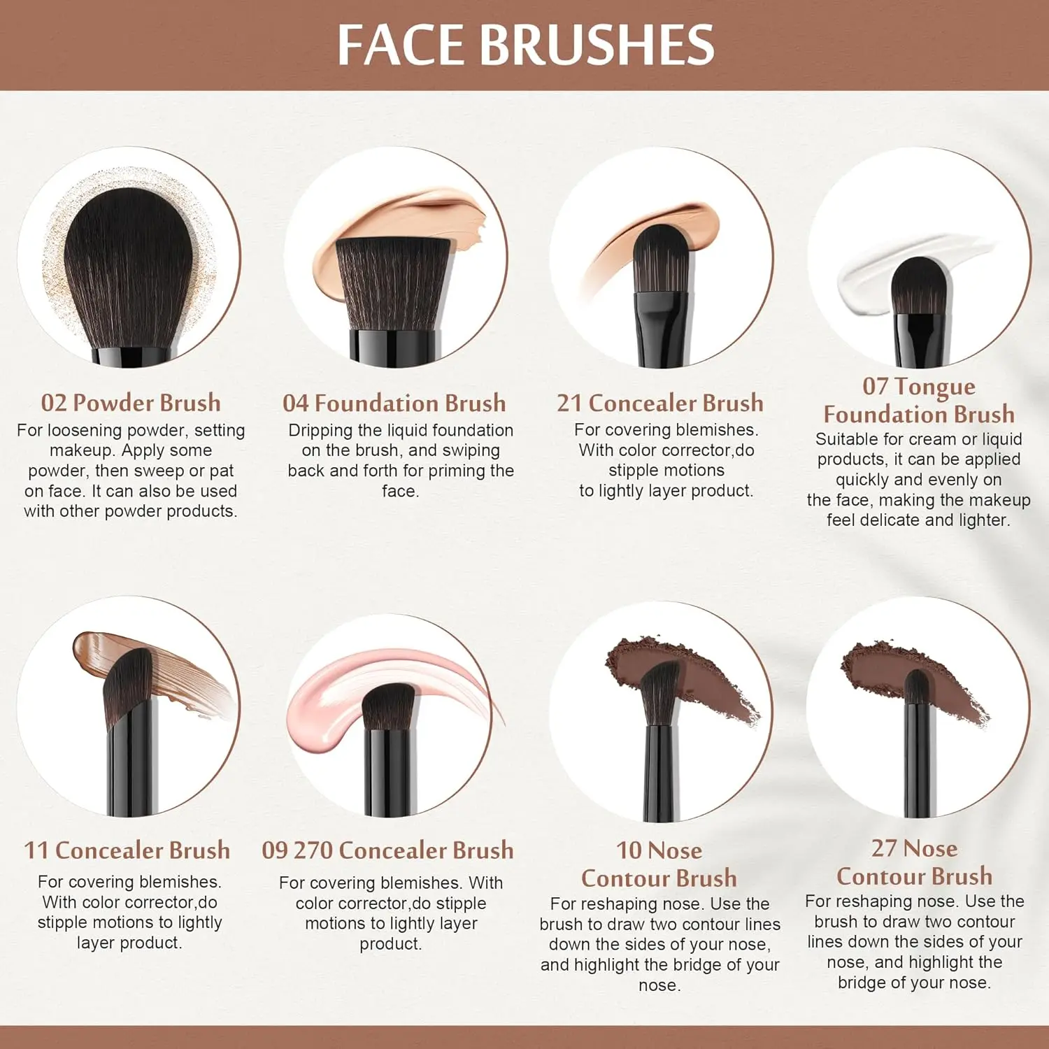 전문가용 30종 메이크업 브러쉬 세트 - 합성 카부키 파운데이션 컨투어 블러쉬 아이섀도우 아이라이너 키트