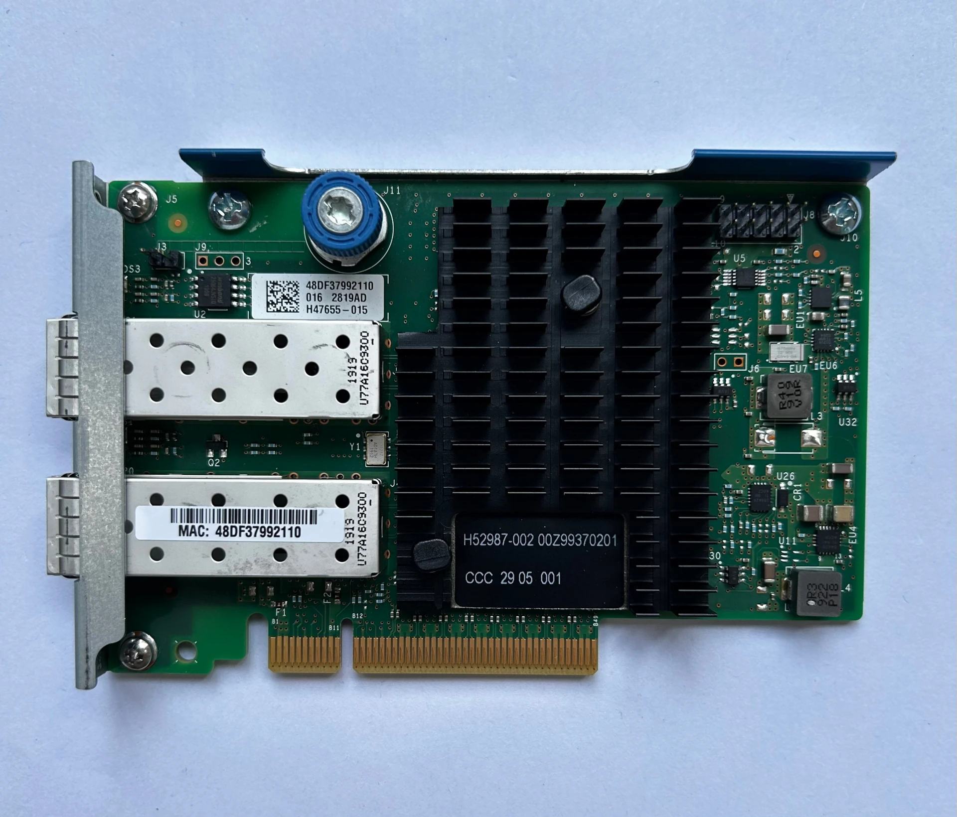 Известный бренд сетевой карты 562flr-sfp+