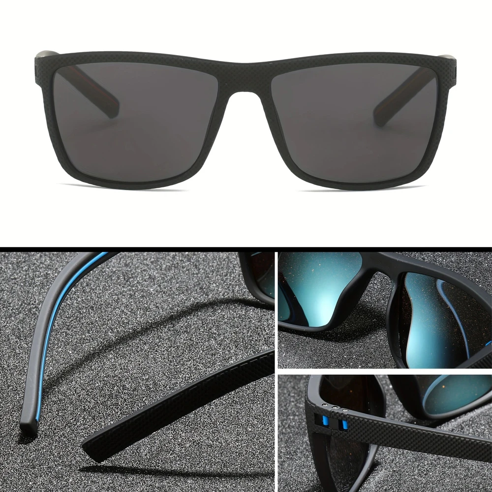 Modische Nagel-Dekoration Vintage Quadratische Polarisierte Sonnenbrille für Männer und Frauen Markendesigner Sonnenbrillen zum Fahren und Angeln – Detail 8