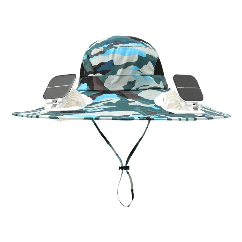 

Solar Charging Solar Fan Hat Built-in Fan Usb Charging Air Cooling Hat Breathable UPF Protection Sun Hat Sun Protection