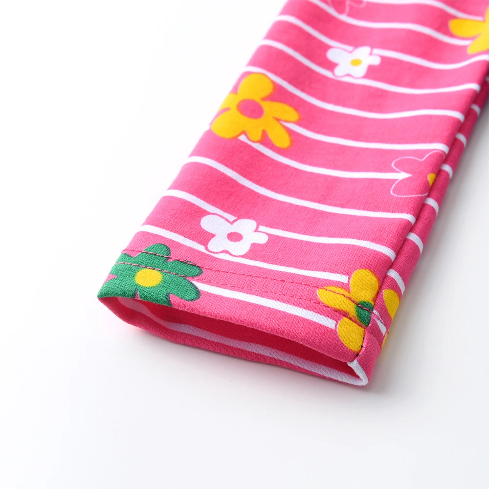 DXTON-vestido com capuz de algodão feminino, capuz infantil, roupas florais esquilo, vestido listrado infantil, roupas infantis de desenhos