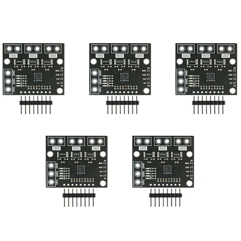 5X I2C SMBUS INA3221 módulo de placa de Sensor de Monitor de voltaje de fuente de alimentación de corriente de derivación de Triple canal reemplazar INA219-BCBW