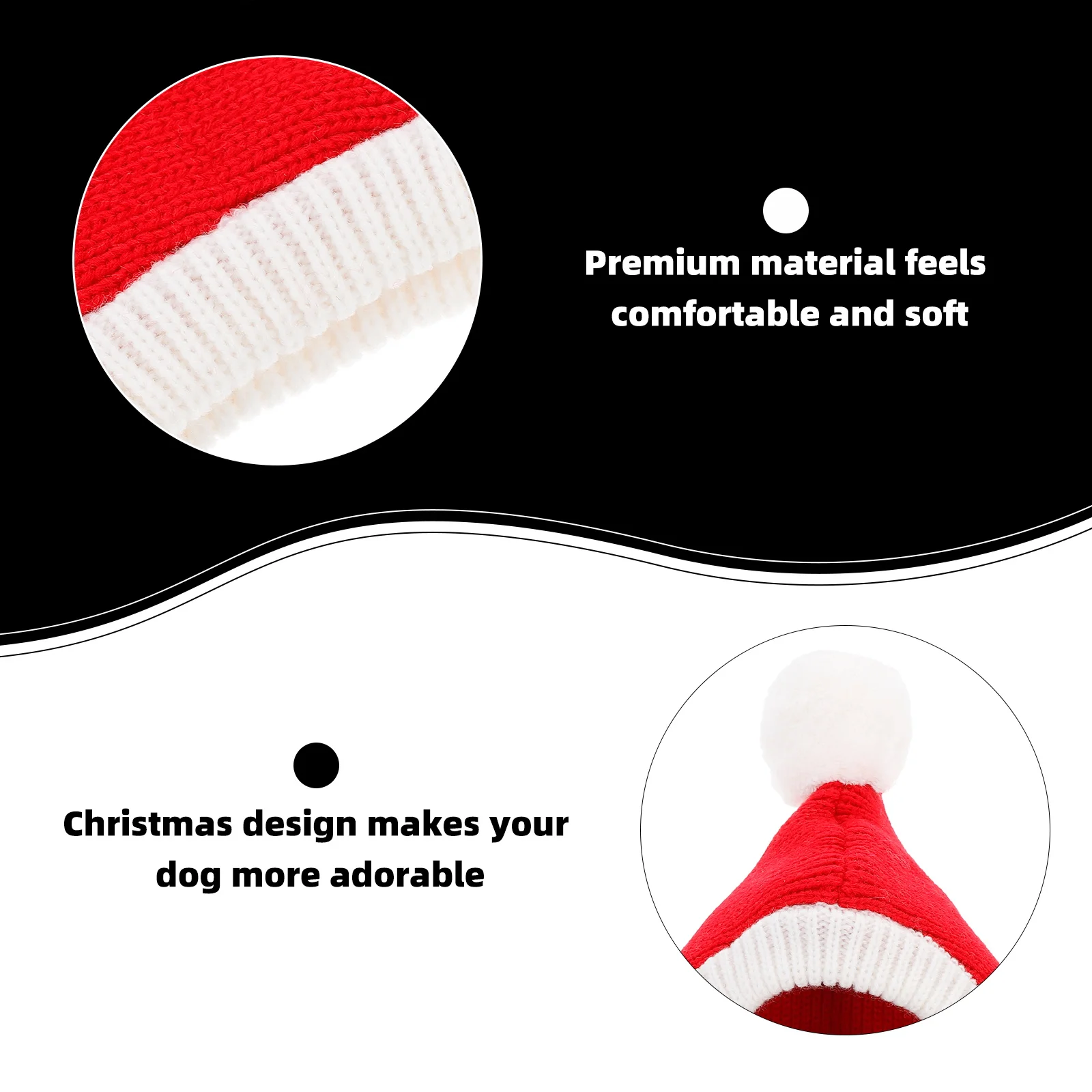 

Christmas Decoration Pet Hat Hats for Dog Warm Small Dogs Winter Decorate