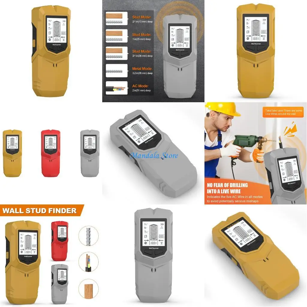 

U2JC Portable Handheld Wall Scanner Tool For Metal Detection In And AC Wiring