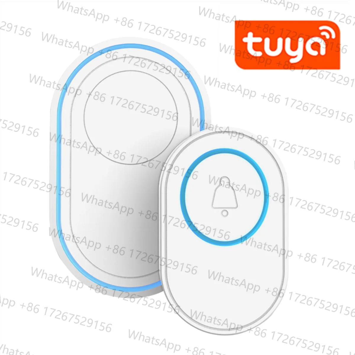 Intelligent Tuya APP Wireless WIFI Doorbell Home Alarm Welcome Doorbell Waterproof  Remote Smart Door Bell Chime EU UK US Plug