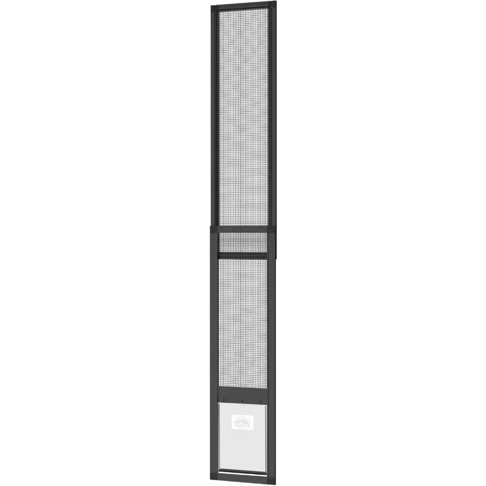 

Вставная панель-сетка для раздвижных дверей v2 Patio Pet Door, подходит для дверных направляющих высотой от 59,05 до 84,25 дюймов, УФ-стойкая сетка, Locki.