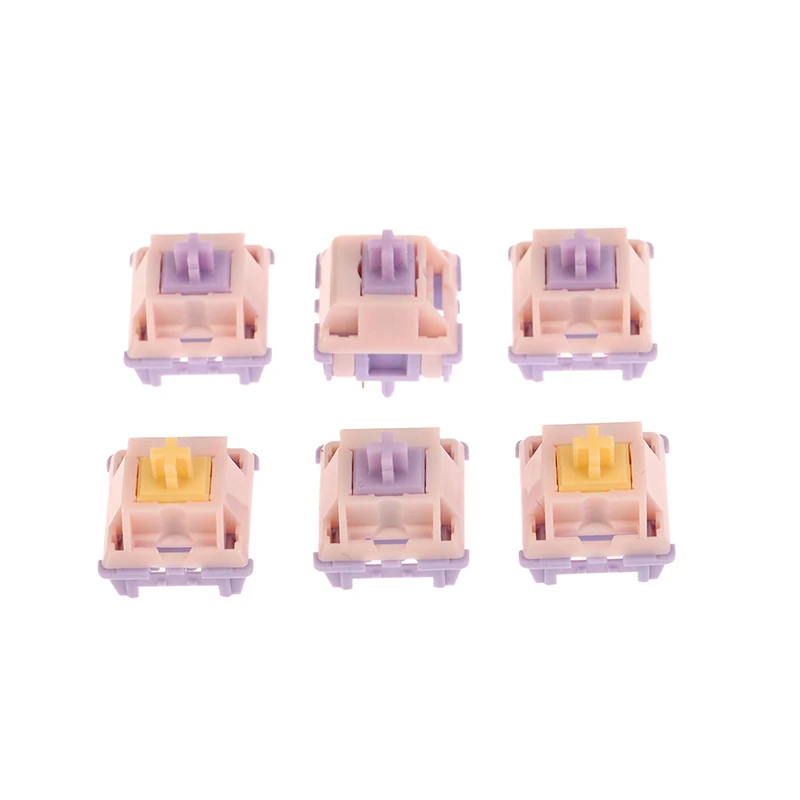 MMD Princess V2 Switches Linear Tactile 28/38/45/53/48/60g HIFI Sound Mechanical Keyboard Switches POM PTFE Material Custom DIY