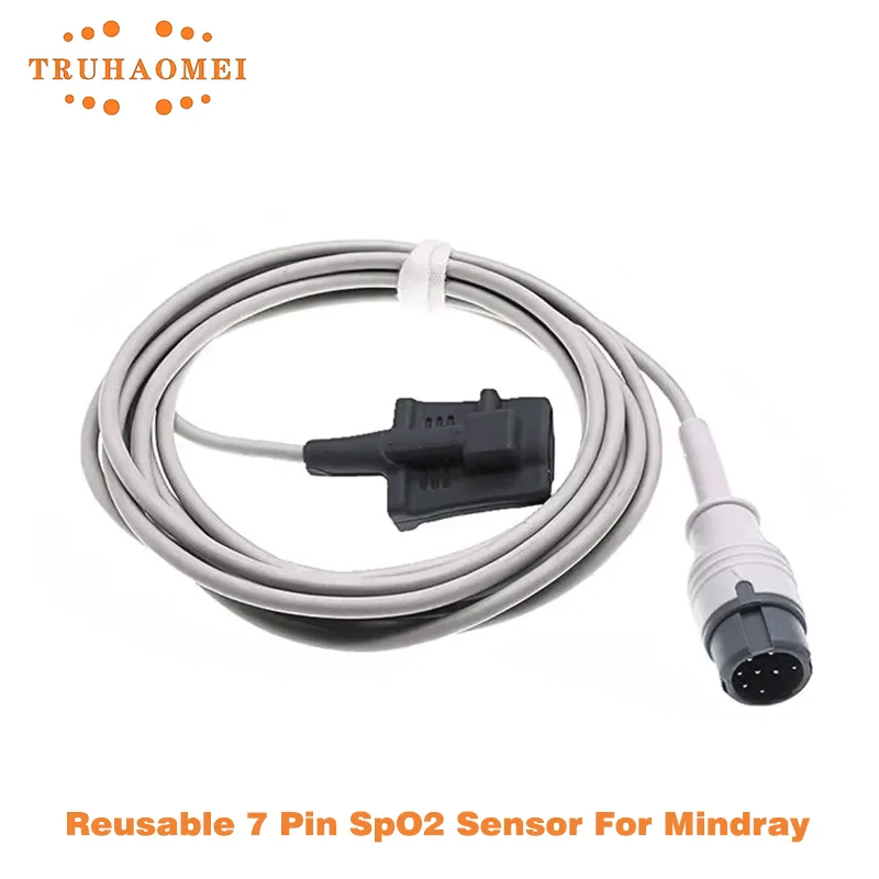 Sensore SPO2 riutilizzabile a 8 pin per Mindray Beneview T5 T6 T8 OXI-MAX Tech Pulsossimetro Sonda SAO2 Dimensioni multiple serie iMEC iPM