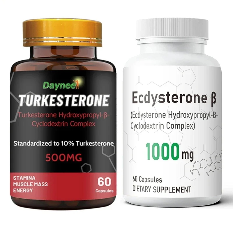 2 Bottle Turkesterone Capsules+Ecdysterone Capsules