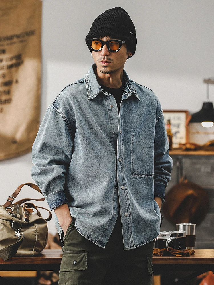 

Классические американские ретро джинсовые мужские длинные све, осенние новые брюки, модные джинсы цвета хаки, свободный крой, молодежные брюки