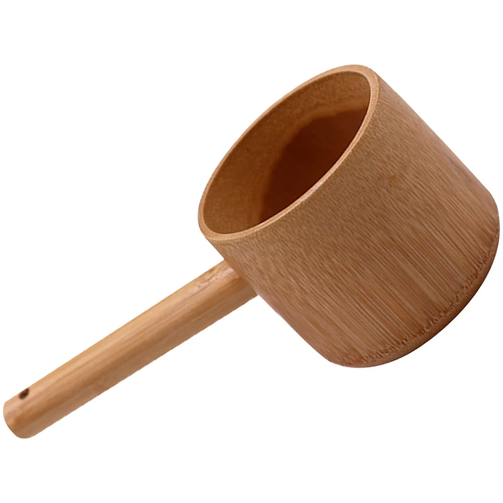 

Bamboo Water Ladle Japanese Style Tea Ceremony Scoop Ergonomic Handle for Home Bath Spa Hotel Practical Lasting