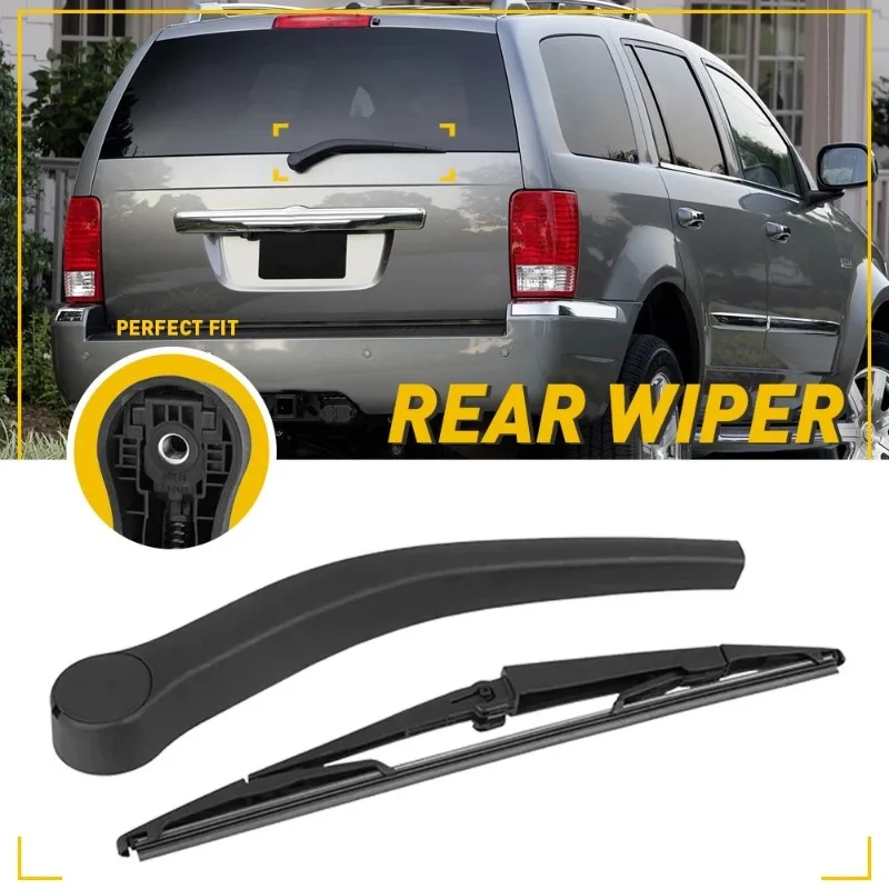 51355183AA Rear Wiper Blade Arm Assembly Compatible with 04-09 Dodge Durango Back Window Windshield Wiper Kit