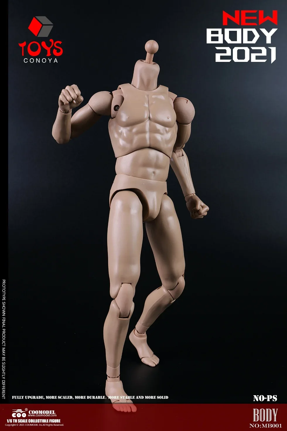 COOMODEL MB001 MB002 MB003 MB004 1/6 Male Soldier Action Figure 2021 New 239/261mm Super Flexible Man Body Fit 1:6 Head Sculpts