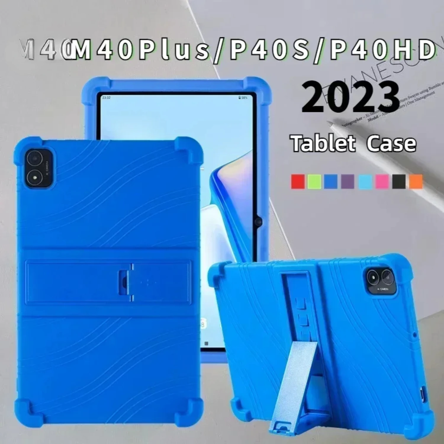 Shockproof Protective and Durable Silicone Tablet Coque Cover for P40HD P40S - 10.1 Inch 2023 M40Plus Tablet Case