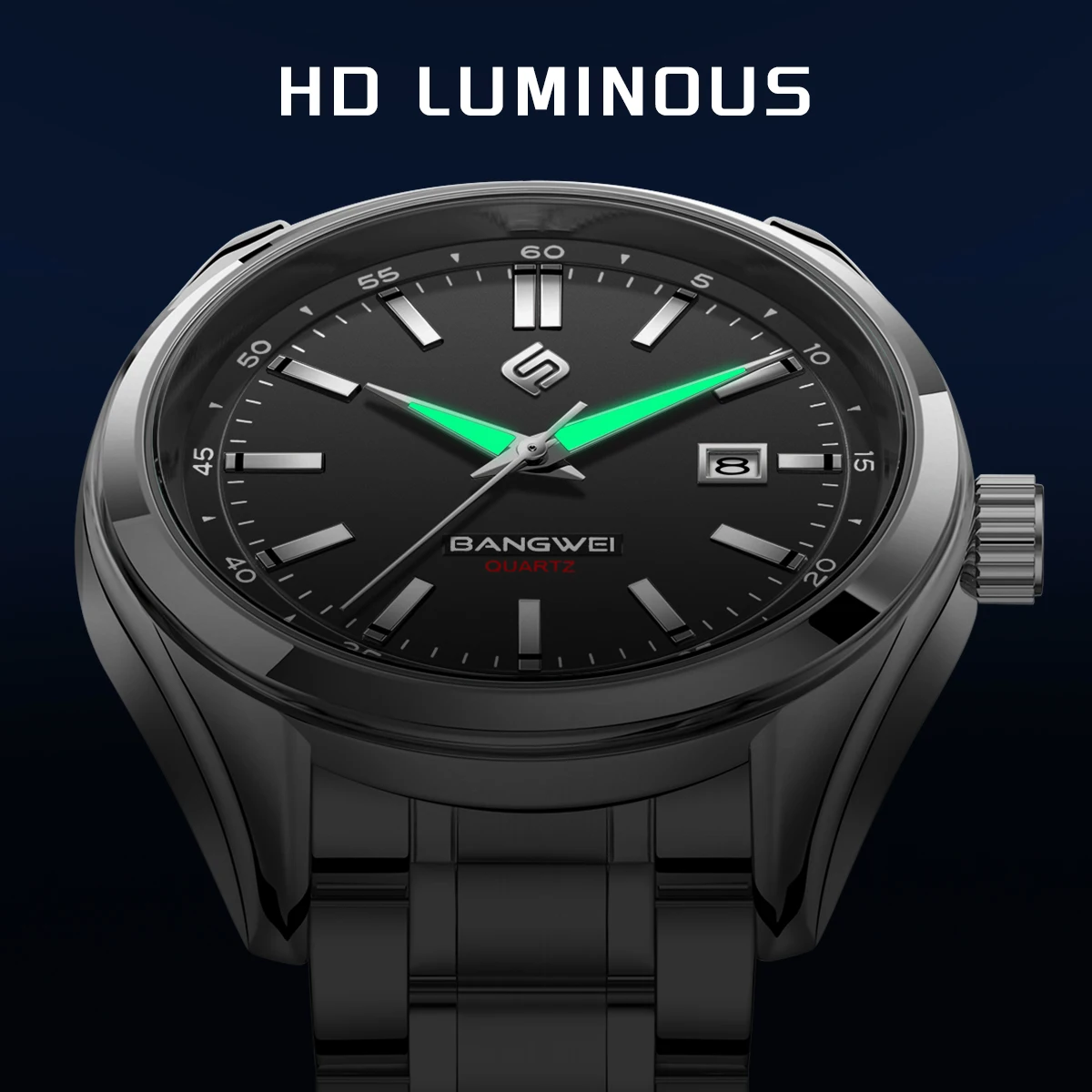 2025 Nuovo LIGE Orologio di lusso Business Orologio maschile impermeabile Data luminosa Orologio da uomo al quarzo militare in acciaio inossidabile reloj hombre