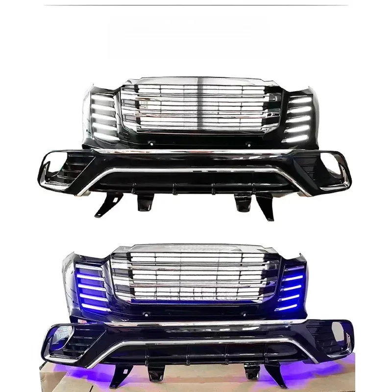 

Комплект внешних аксессуаров для тюнинга Toyota Highlander 22: Спортивный обвес, большой комплект для модификации экстерьера