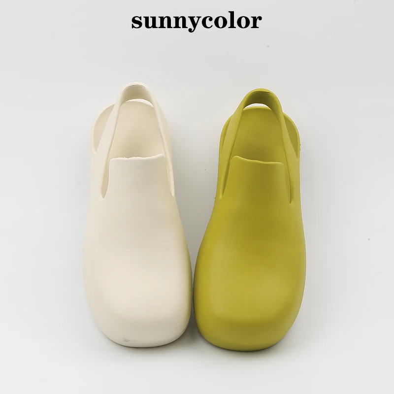 Summer Women Outdoor Slippers Wear-resistant Flats Simple Shoes Eva Light Sandals Female Non-slip Women Casual Sandals Solid