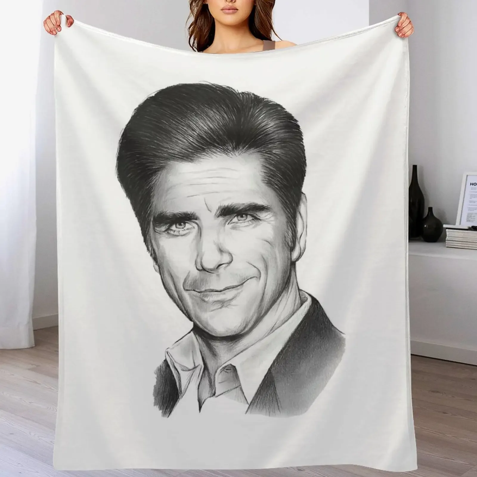 

John Stamos Throw Blanket warm for winter Blankets Sofas Of Decoration Nap Hairys Blankets