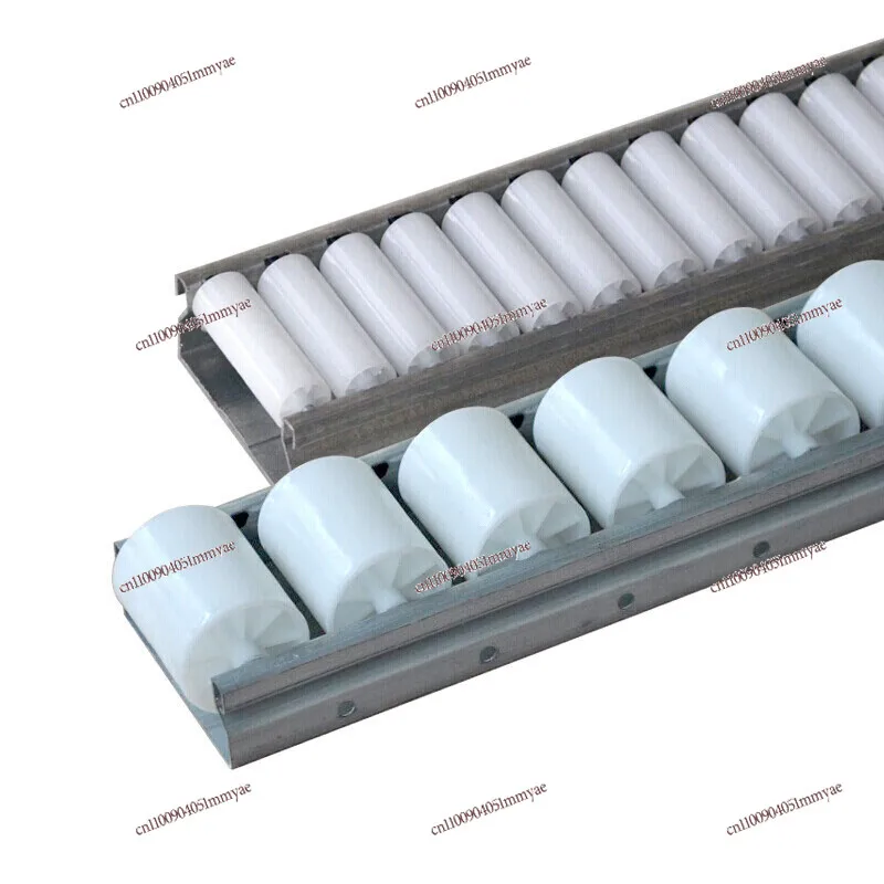 60 Reinforced Sheet Metal Fluent Strip Slide Rail Shelf Pulley