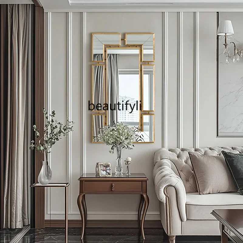

Classic Floor Mirror Living Room Decorative Mirror Bedroom Entrance Dress Mirror Rectangle