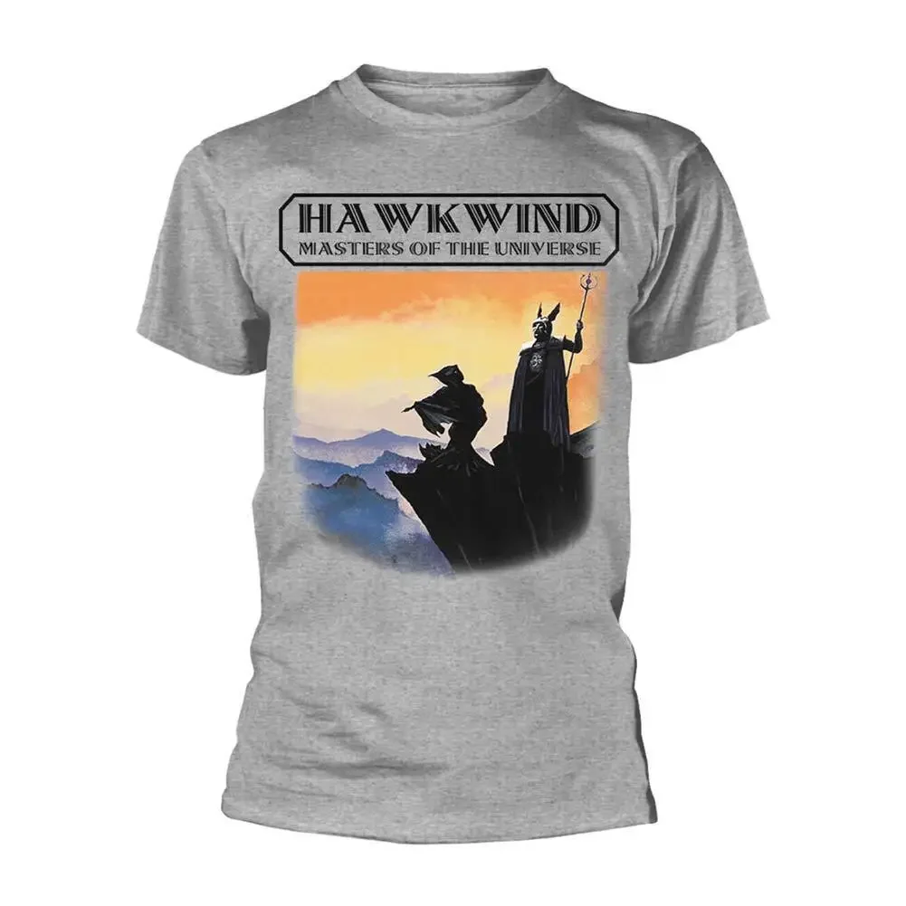 Hawkwind Men'S Masters Of The Universe Grey T Shirt Small