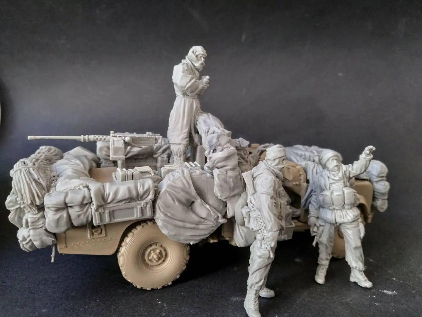 1/35 Resin Model Figure GK, Unassembled and unpainted kit