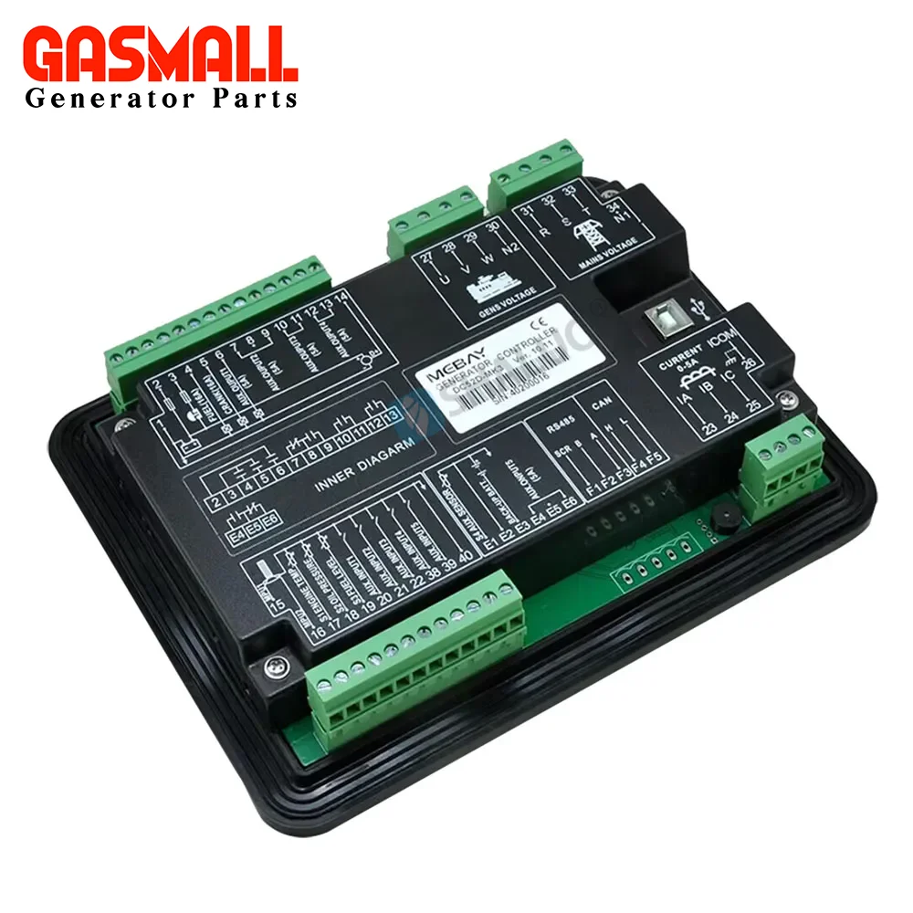 Imagem -05 - Painel Controlador do Módulo de Controle Remoto para Gerador a Gasolina Diesel Portas Usb Substituir Smartgen Hgm6110n Hgm6120n Dc50d Dc52d Mk3 2024