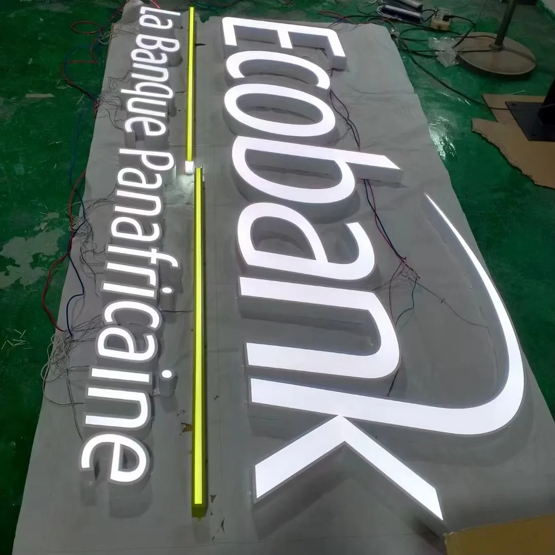 Outdoor Waterproof  resin Epoxy  led letters signs  Advertising light logos