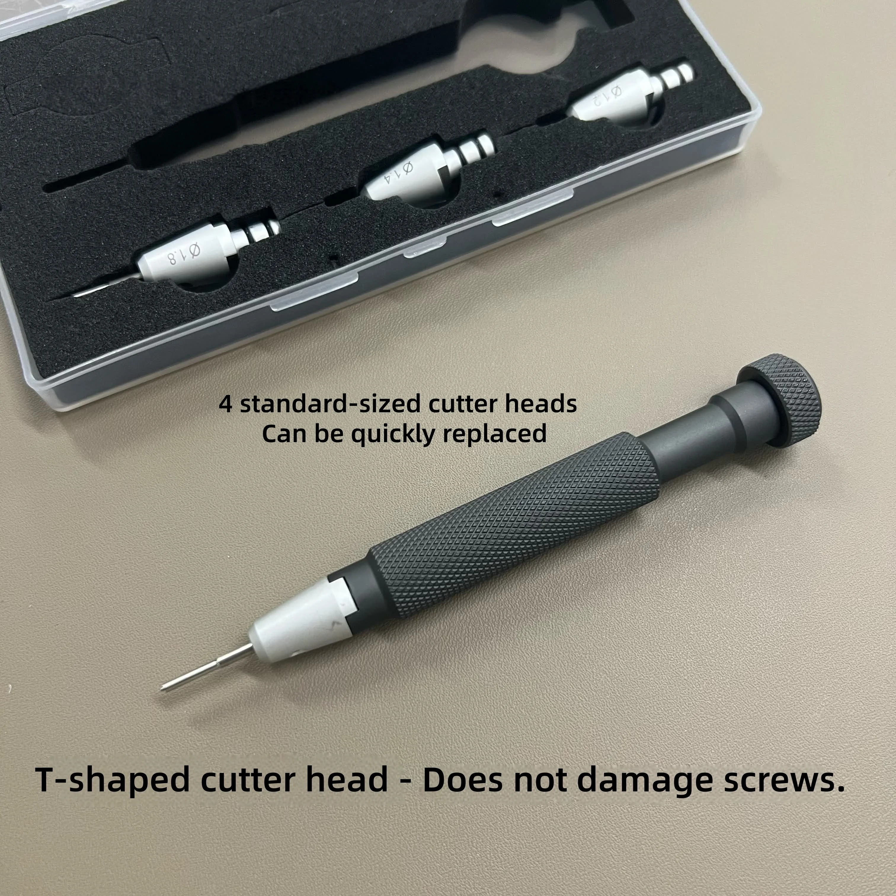 Premium Steel T Shape Watch Repair Tool Set Spring Bar Pliers Screwdriver Non-Marring Tips For Rolex Watch Band Removal