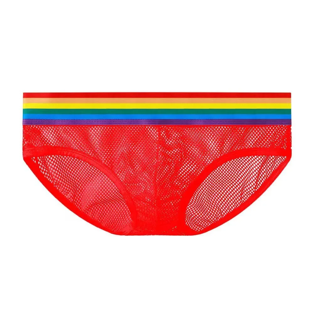 Sous-vêtements Sexy pour hommes, slips respirants en maille, confortables, Cueca Gay, slips Hombre a