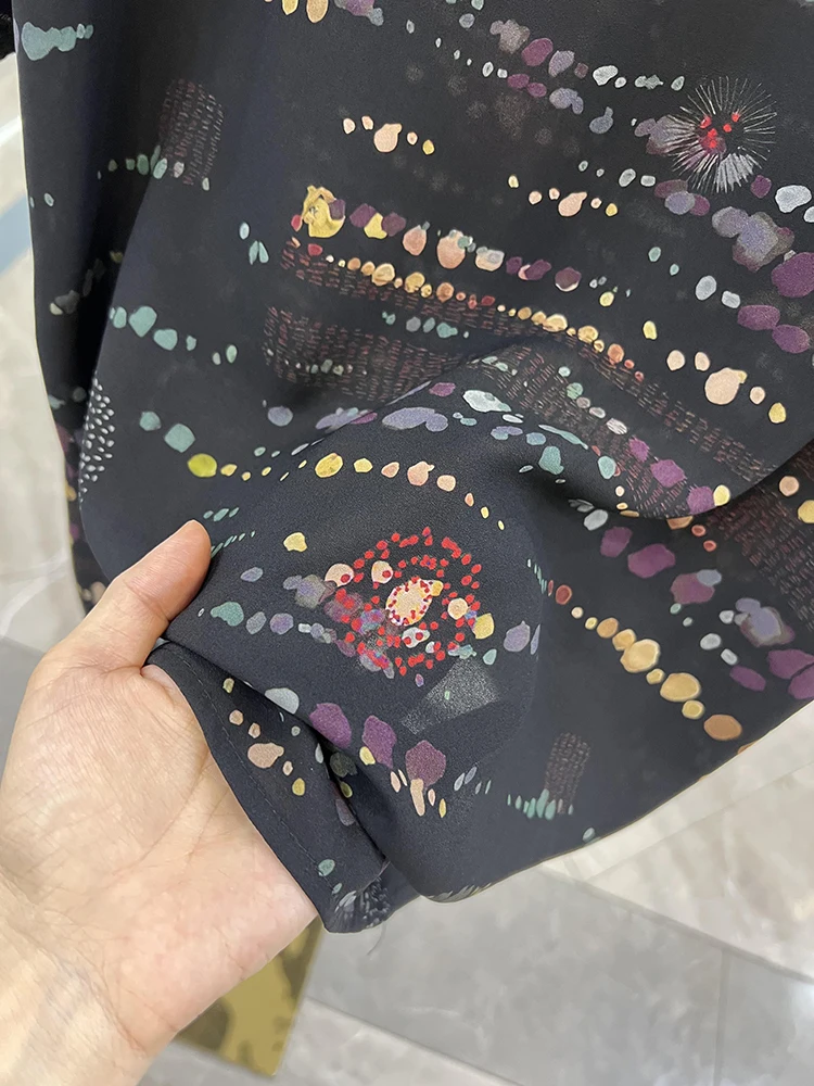 

Круглая шифоновая футболка с модным принтом «Мама» Ne ort Sve, новый летний свободный женский топ среднего возраста и ly