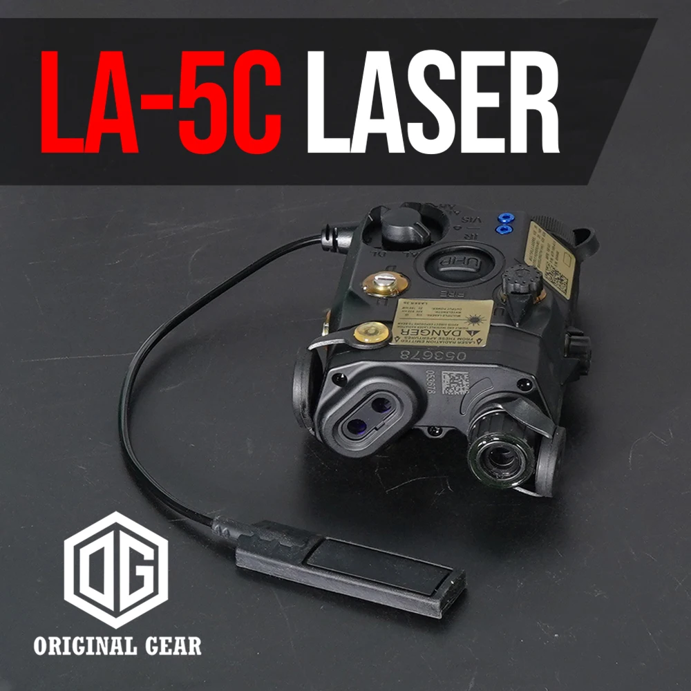 Premium LA-5C Tactical Deluxe IR Laser 200mW IR Illuminator Co-Aligned Red Green Laser Hold Zero For 5.56/7.62 Rifle Scope