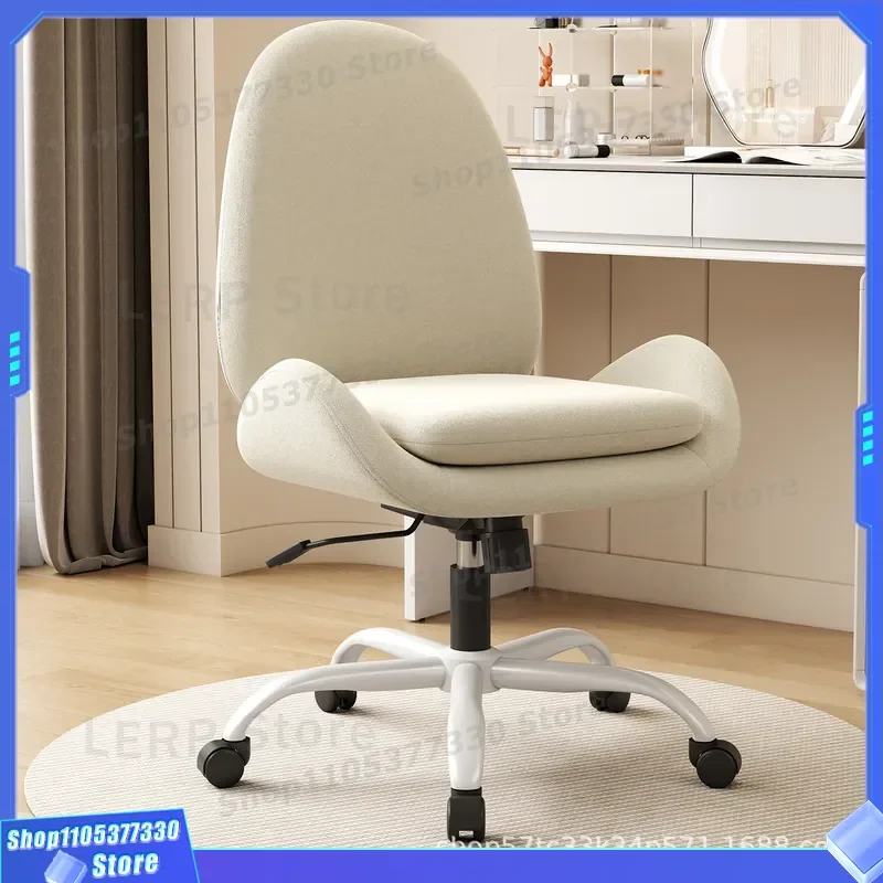 Modern Simple White Makeup Chair for Bedroom Girls Household Multifunctional High Value Pink Vanity Stool Beauty Seat