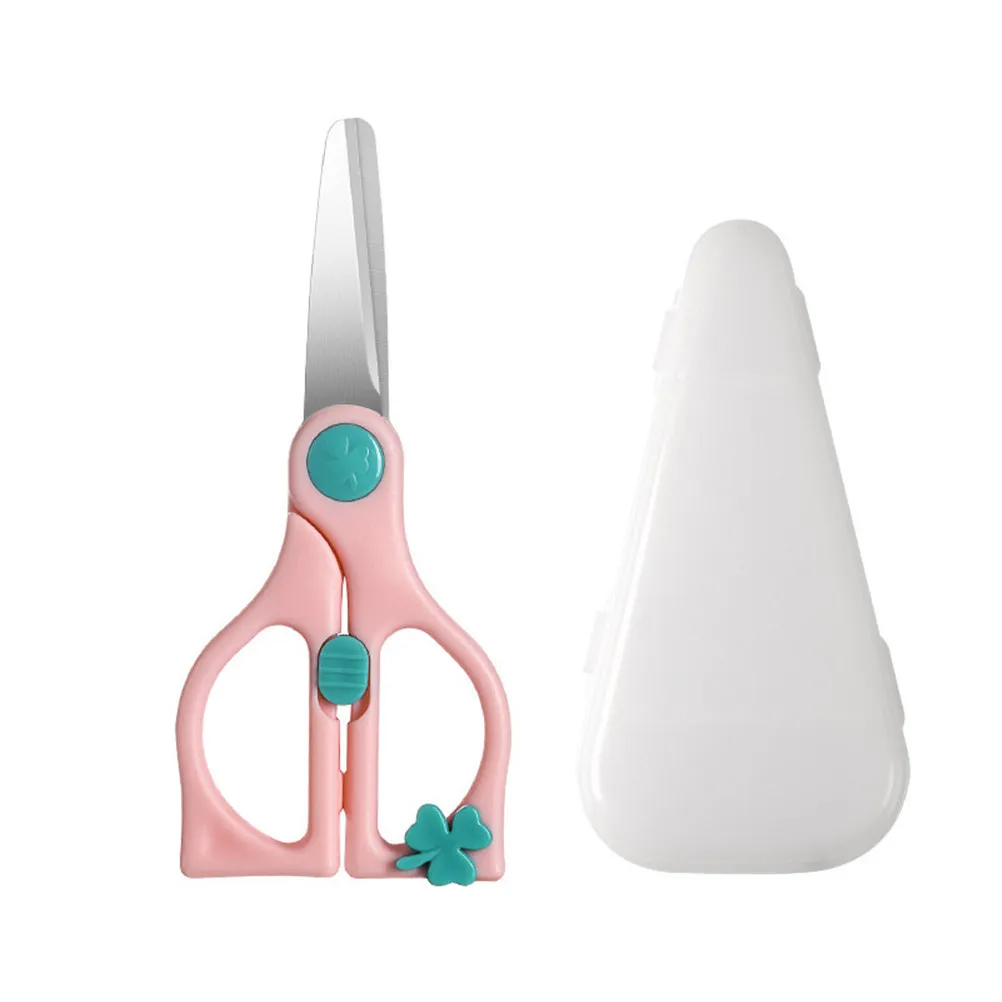 

1Set Baby Food Scissor Infant Fruit Scissor Baby Meat Shear Portable Kitchen Gadget Toddler Complementary Food Tool for Home