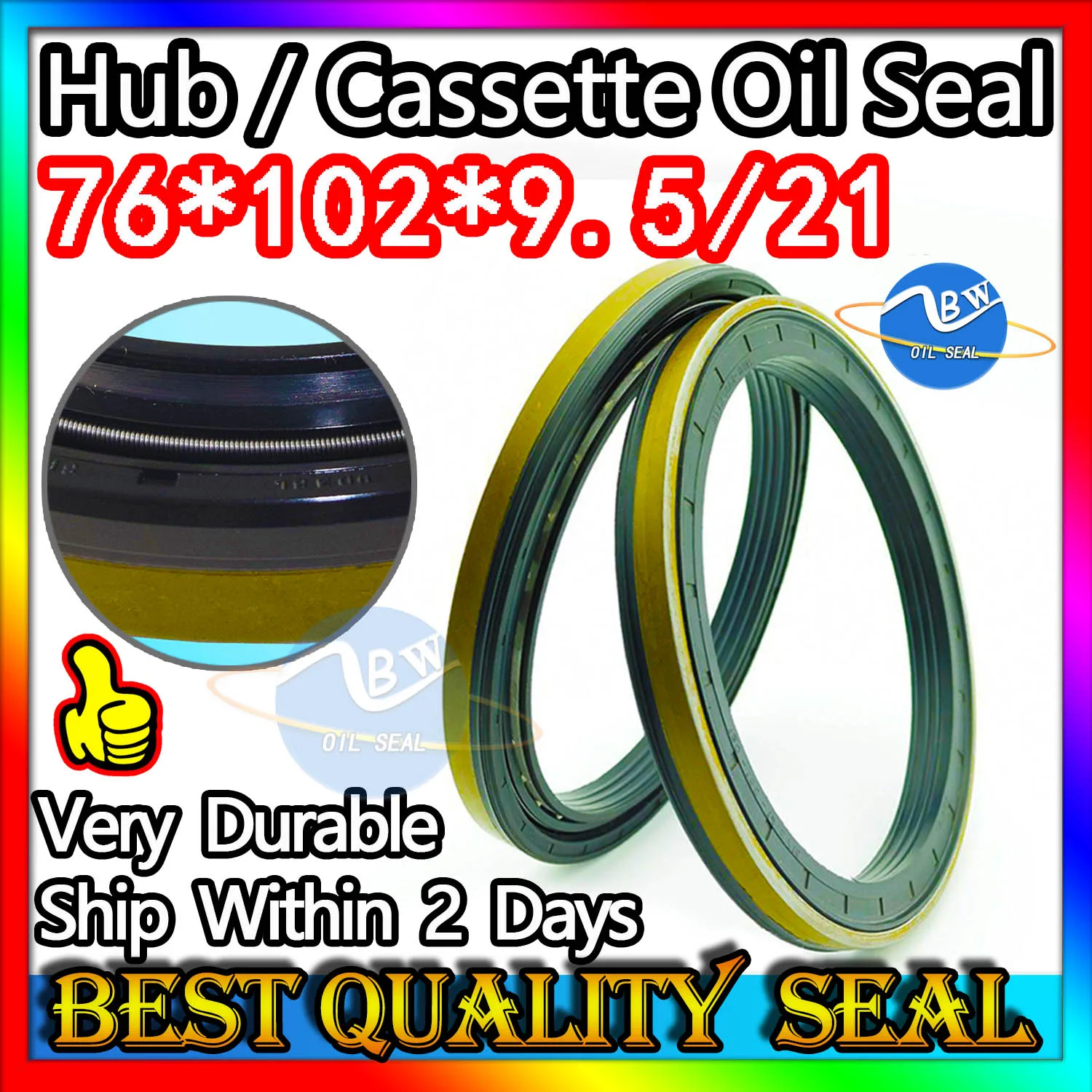 Cassette Oil Seal 76*102*9.5/21 Hub Oil Sealing For Tractor Cat 76X102X9.5/21 Corteco Accessories High Pressure Pipe Hydraulic