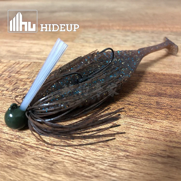 

HIDEUP Flat Fish T-tail Fish Stagger Wide 2.7/3/4 inch multi-fishing set compatible with lead-free fallen leaves